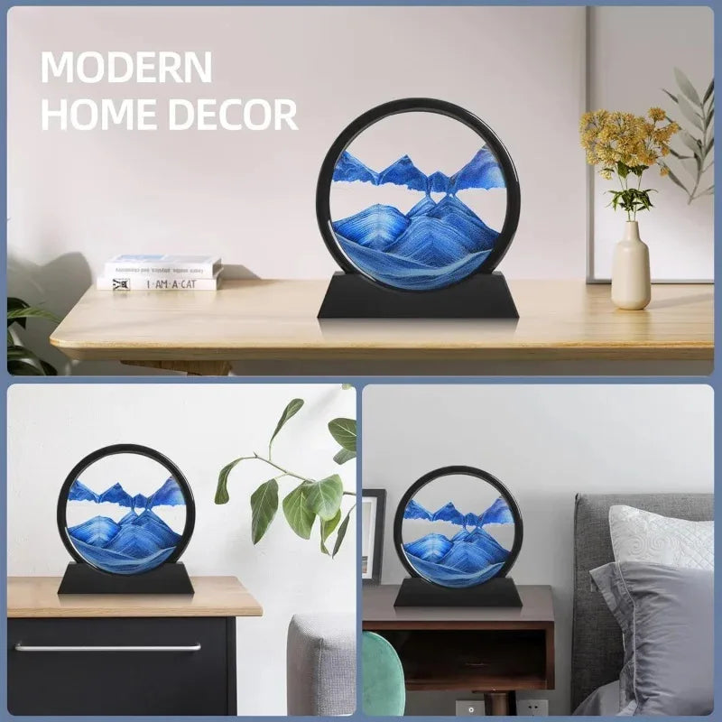 3D Quicksand Hourglass Decor