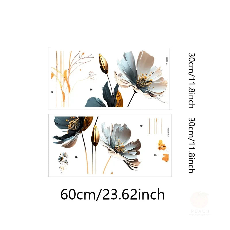 3D Flower Wall Stickers