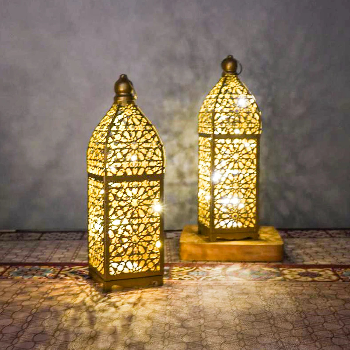 Vintage Morocco LED Lantern