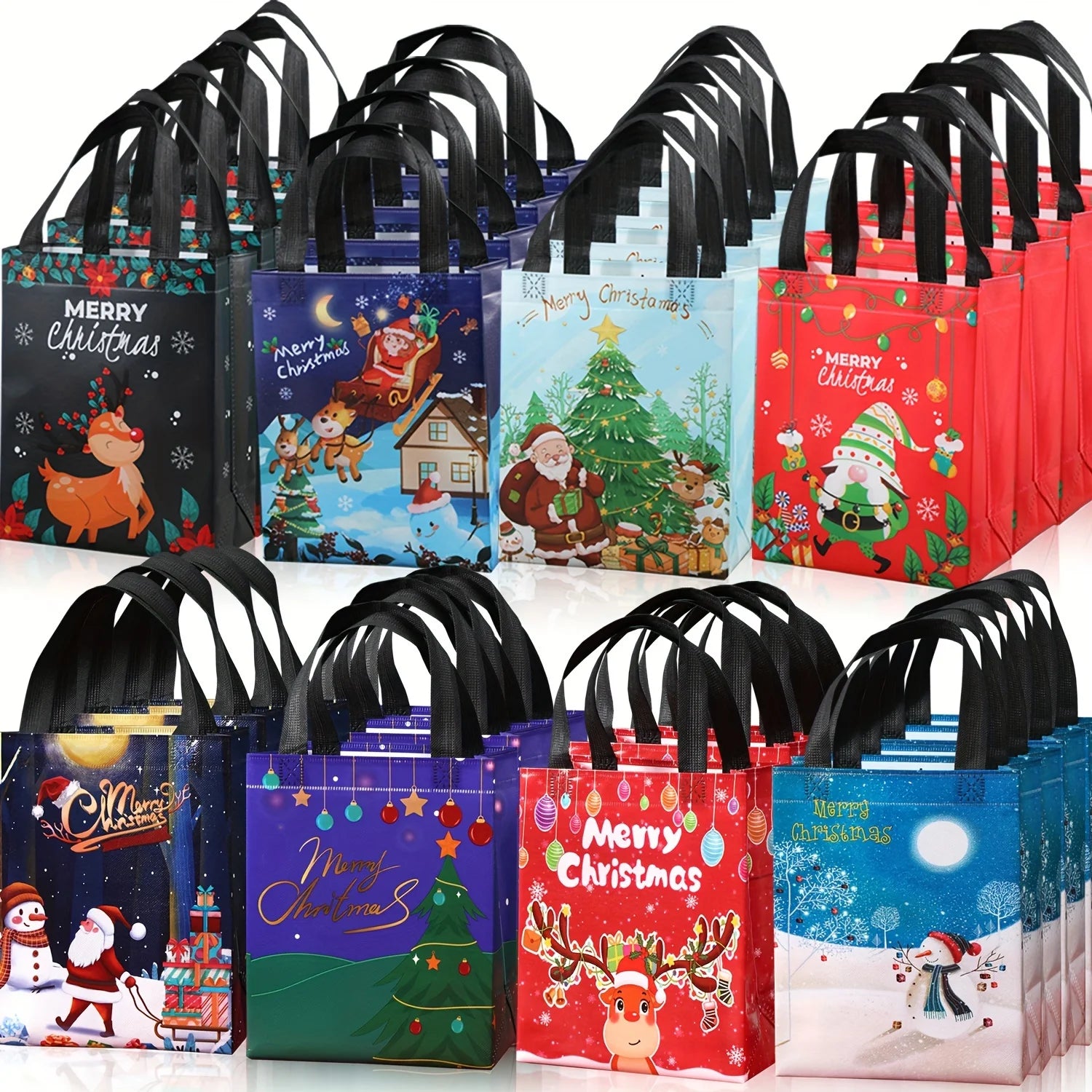 8/32pcs Christmas Gift Bags