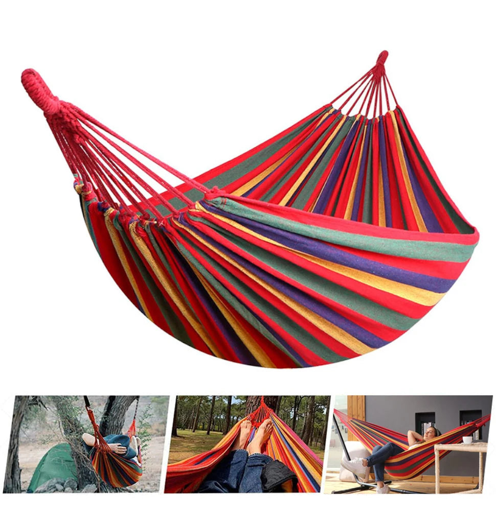 Outdoor Canvas Camping Hammock