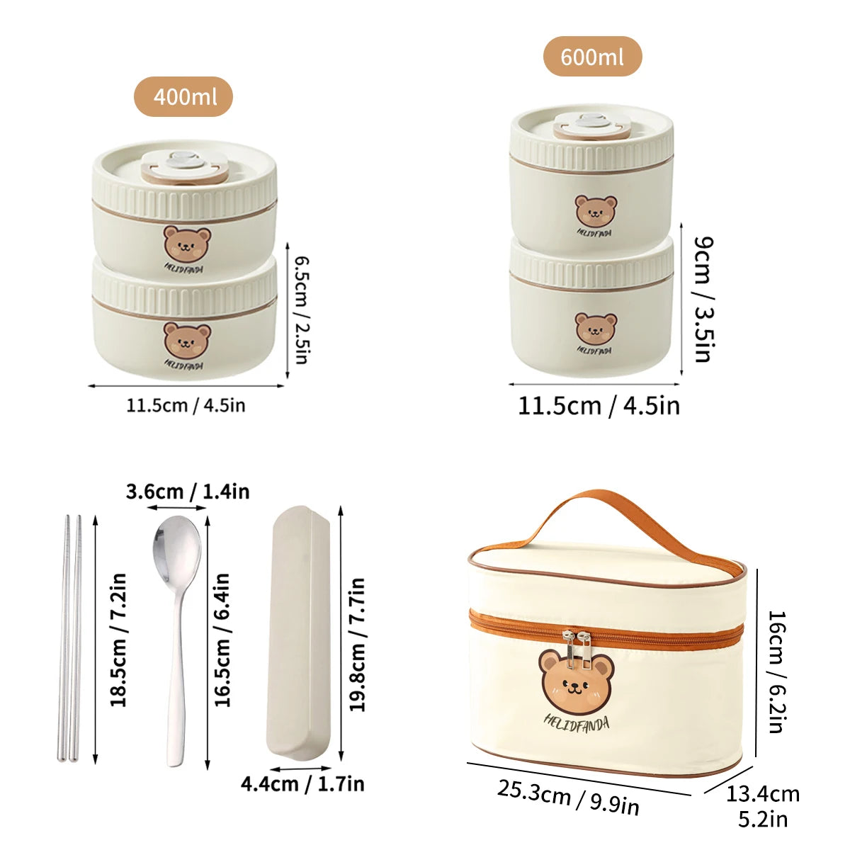 WORTHBUY Insulated Lunch Box