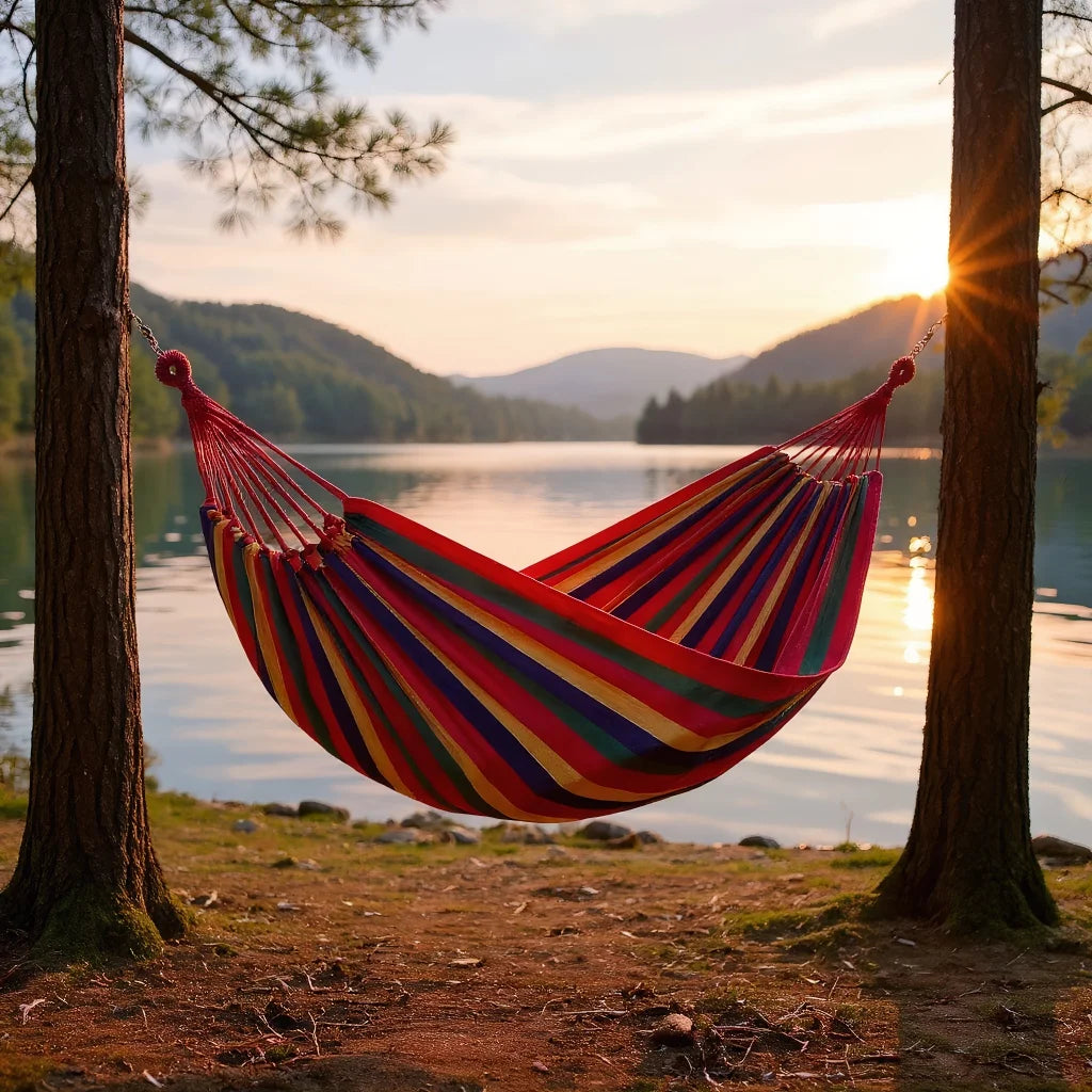 Outdoor Canvas Camping Hammock