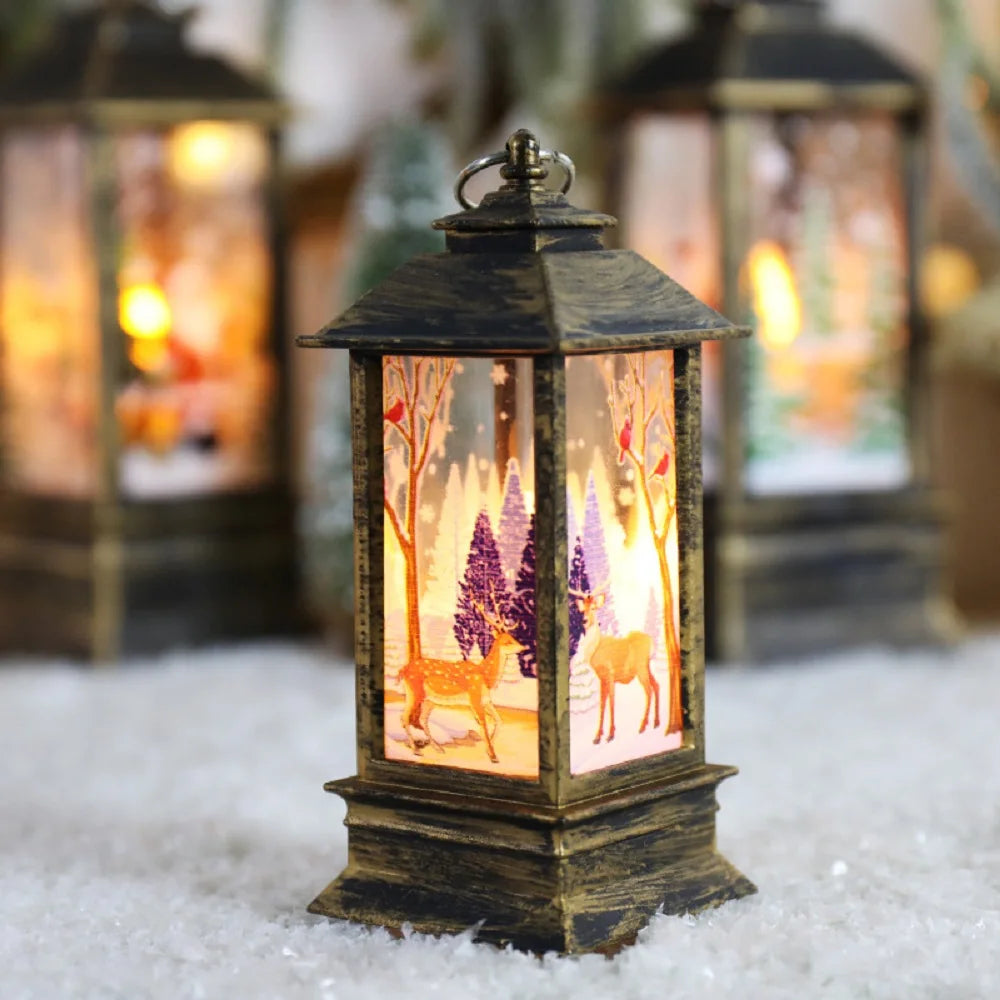Christmas Wind Lantern Night Light