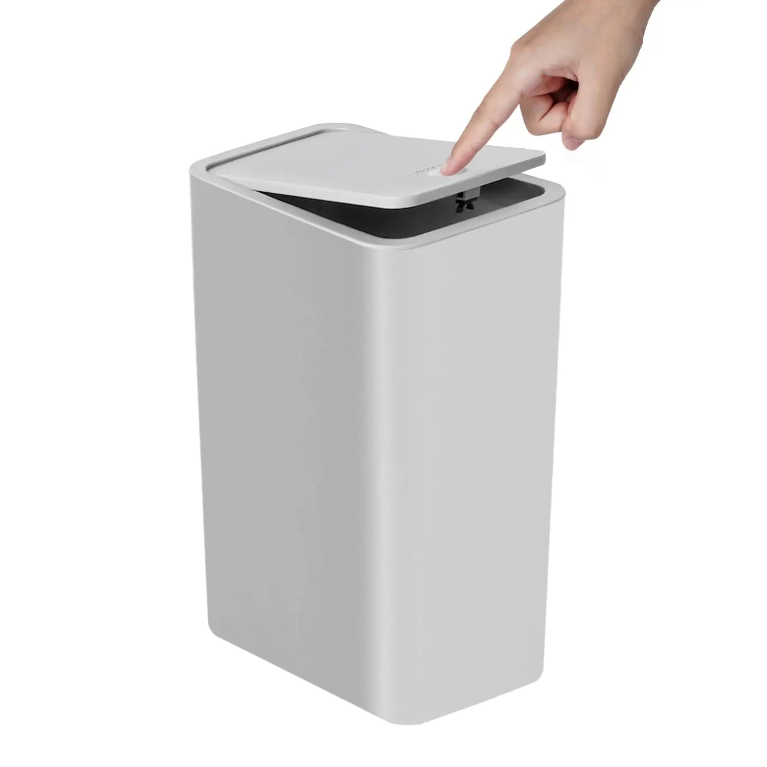 10L Small Press-Top Trash Can
