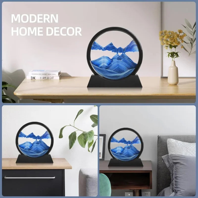 3D Quicksand Hourglass Decor