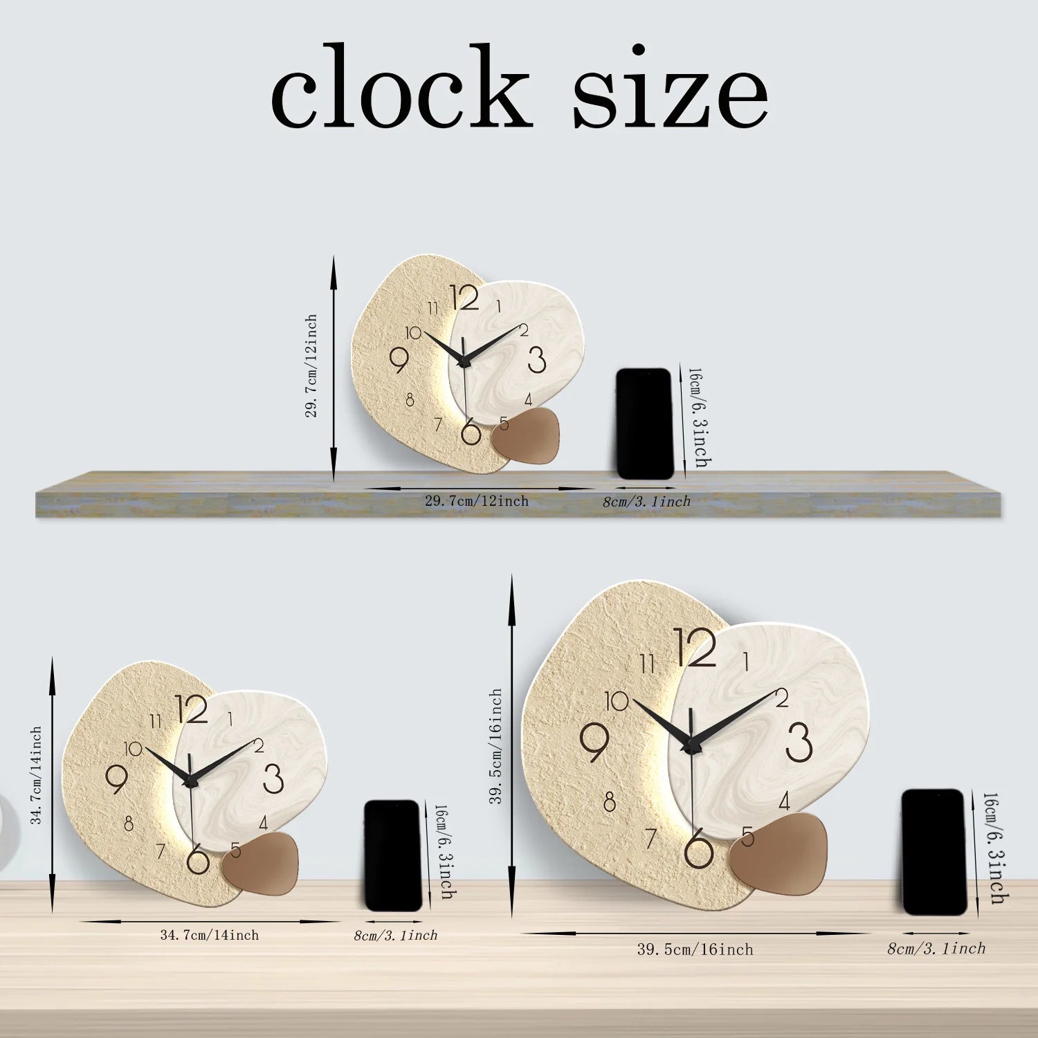 Modern Silent Wall Clock