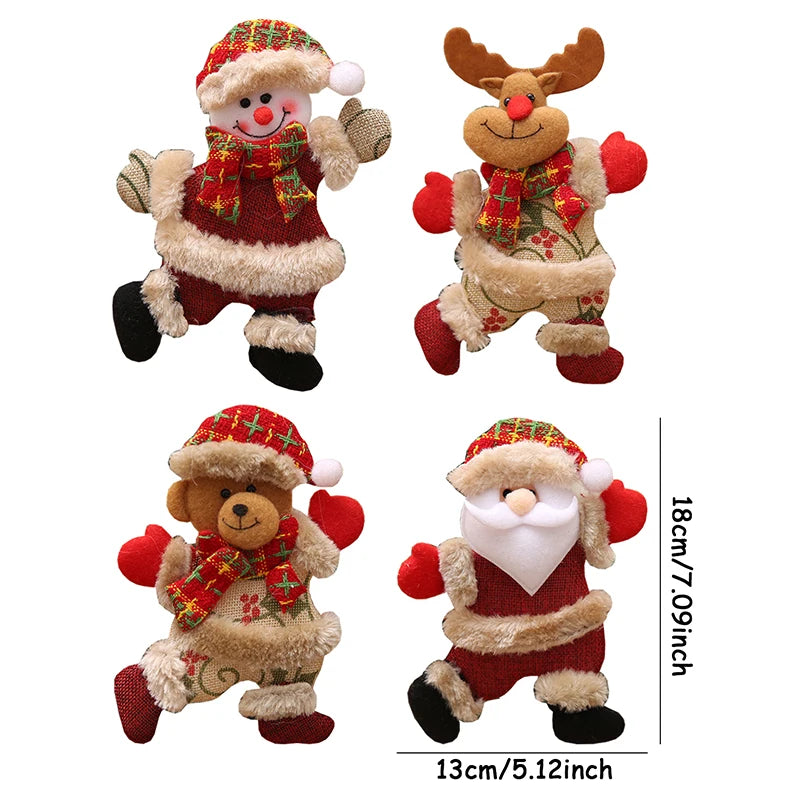 4Pcs Christmas Hanging Ornaments