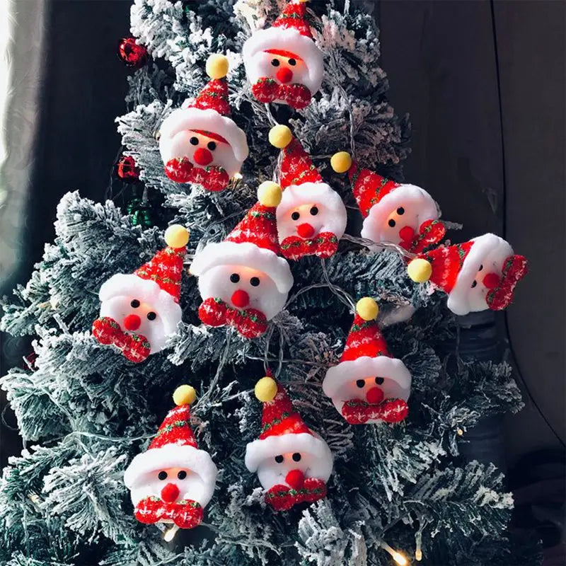 Snowman LED Christmas Garland