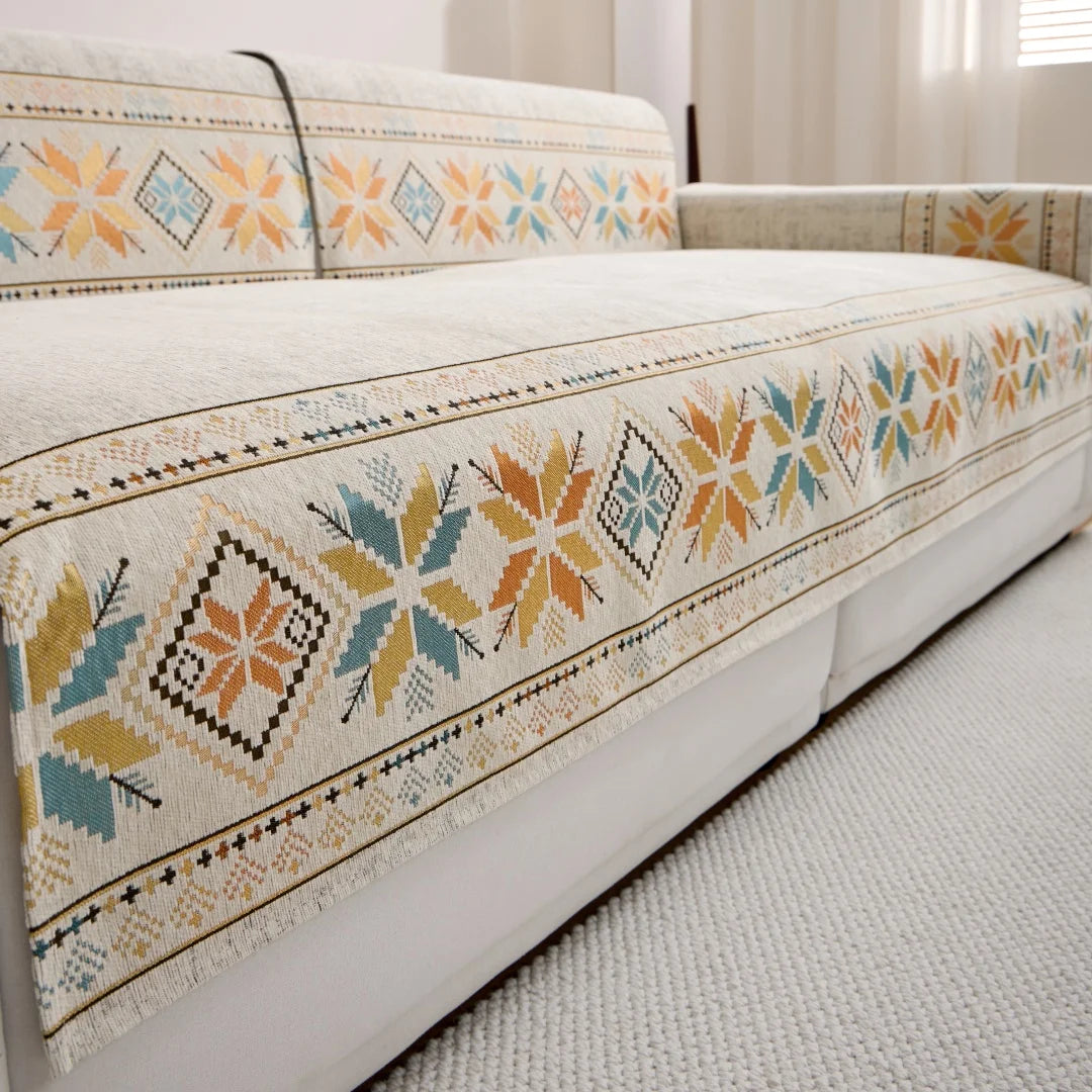 Bohemian Jacquard Sofa Towel