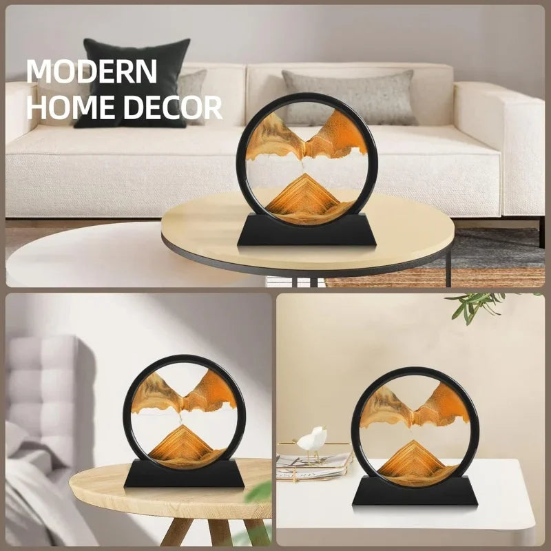 3D Quicksand Hourglass Decor