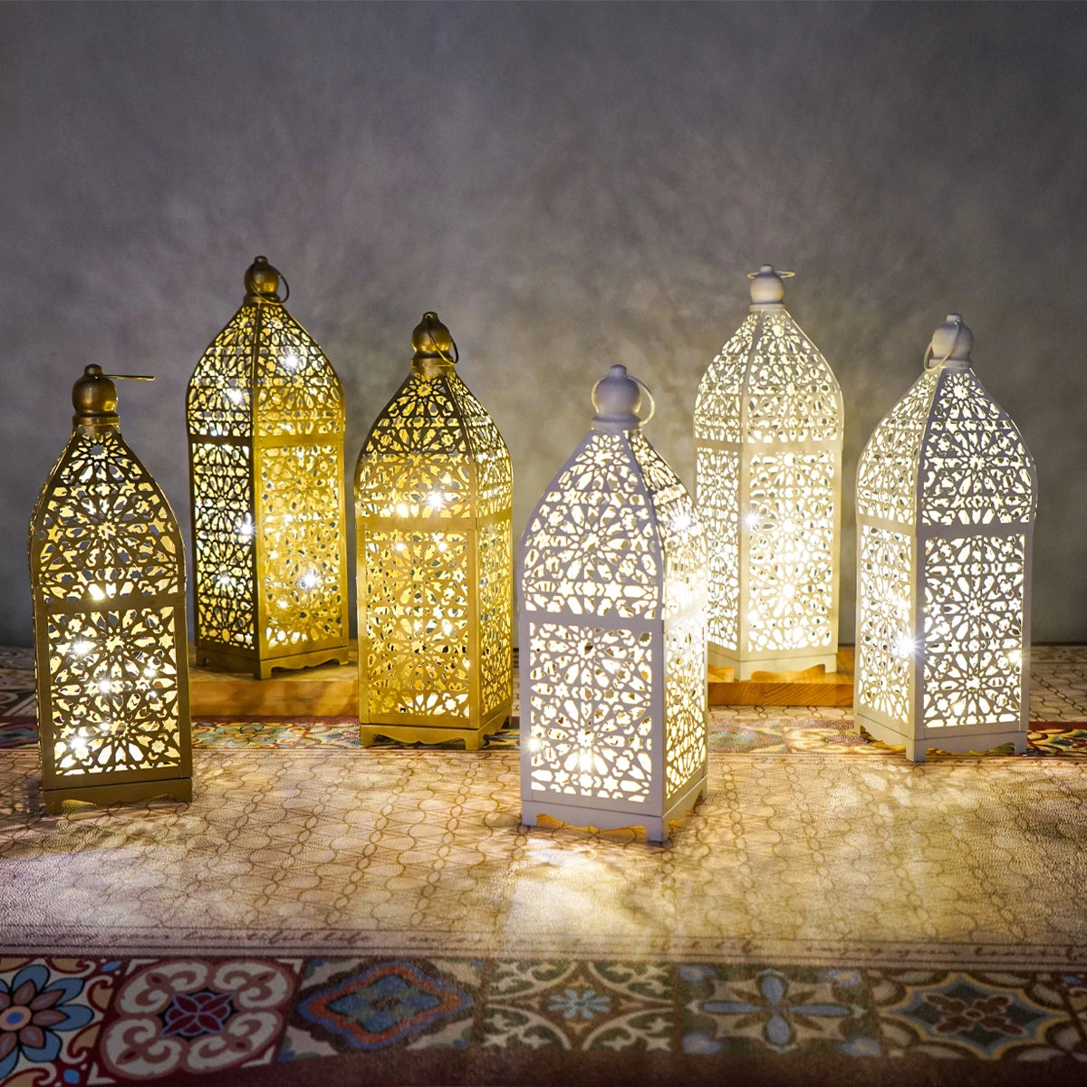 Vintage Morocco LED Lantern