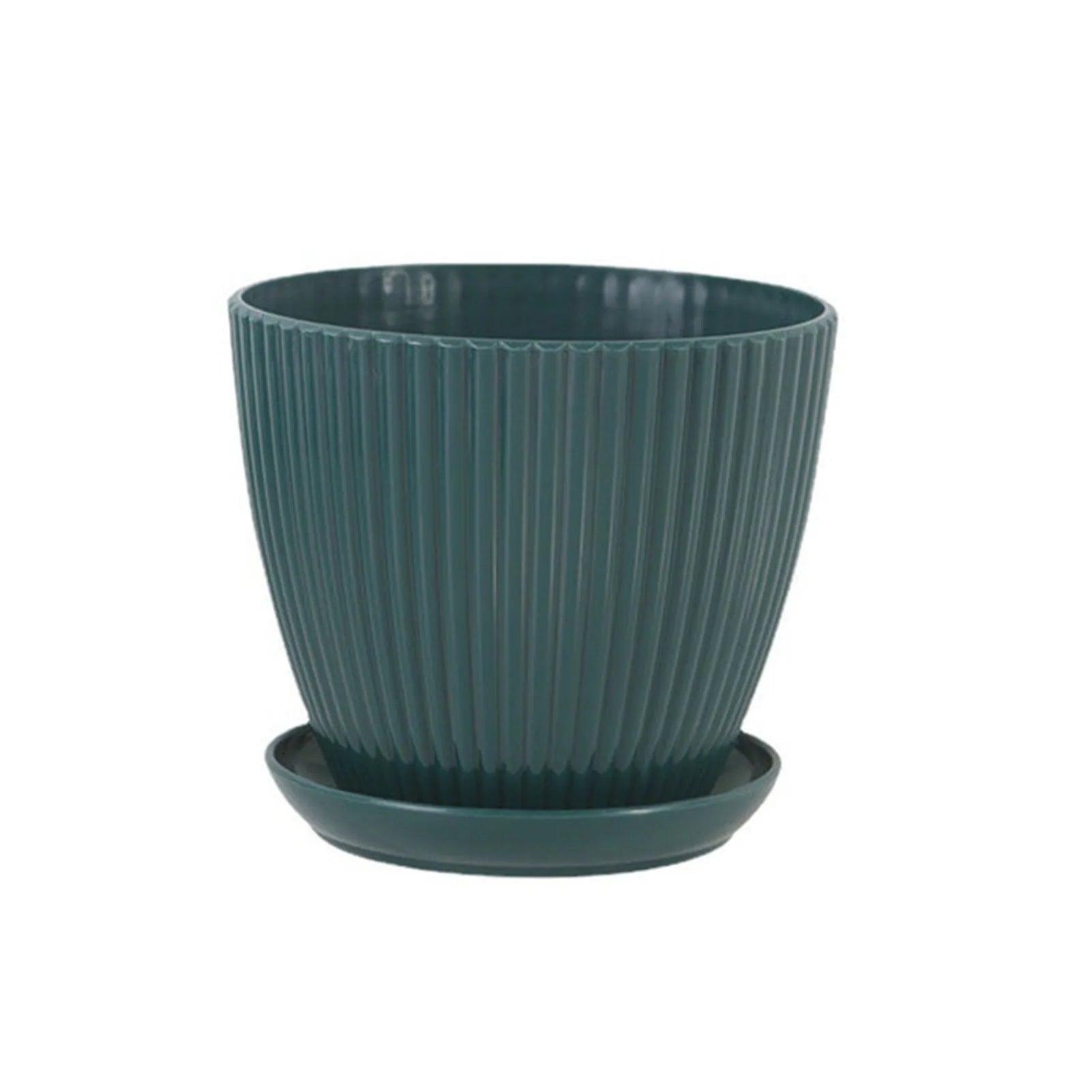 Round Flower Pots with Tray