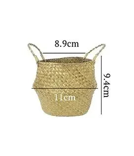 Seaweed Wicker Hanging Basket