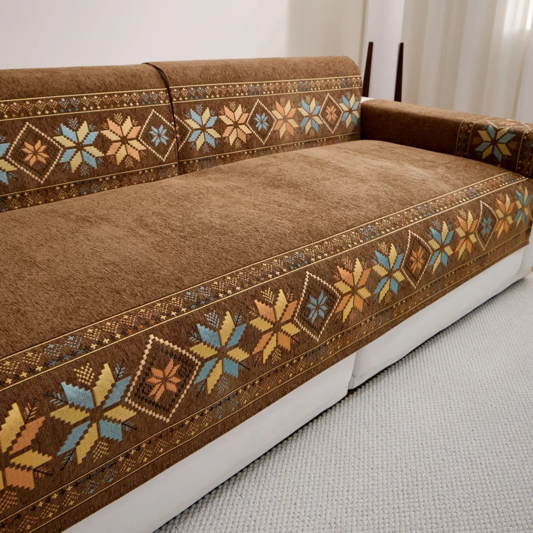 Bohemian Jacquard Sofa Towel