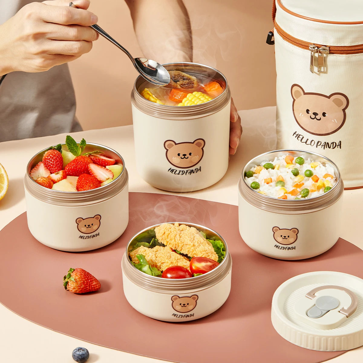 WORTHBUY Insulated Lunch Box