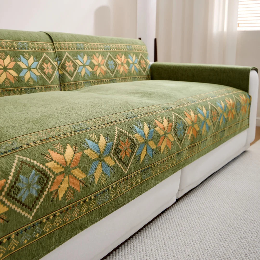 Bohemian Jacquard Sofa Towel