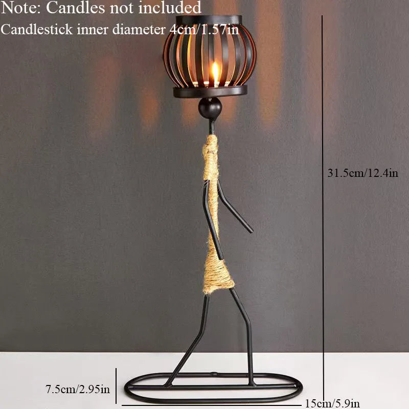Nordic Metal Candle Holder