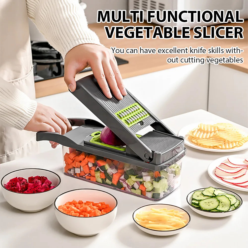 16-in-1 Vegetable Chopper Set