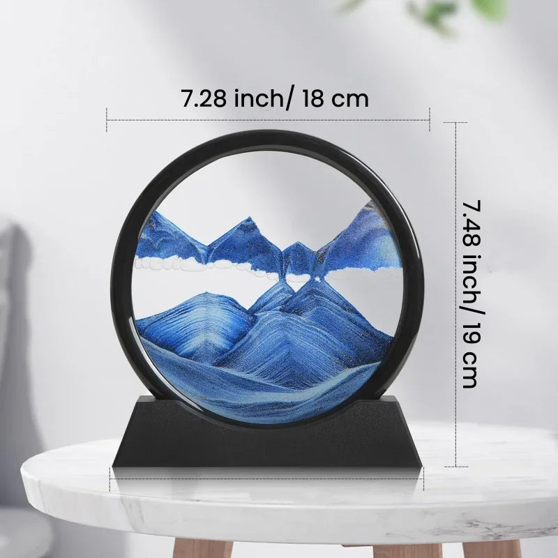 3D Quicksand Hourglass Decor