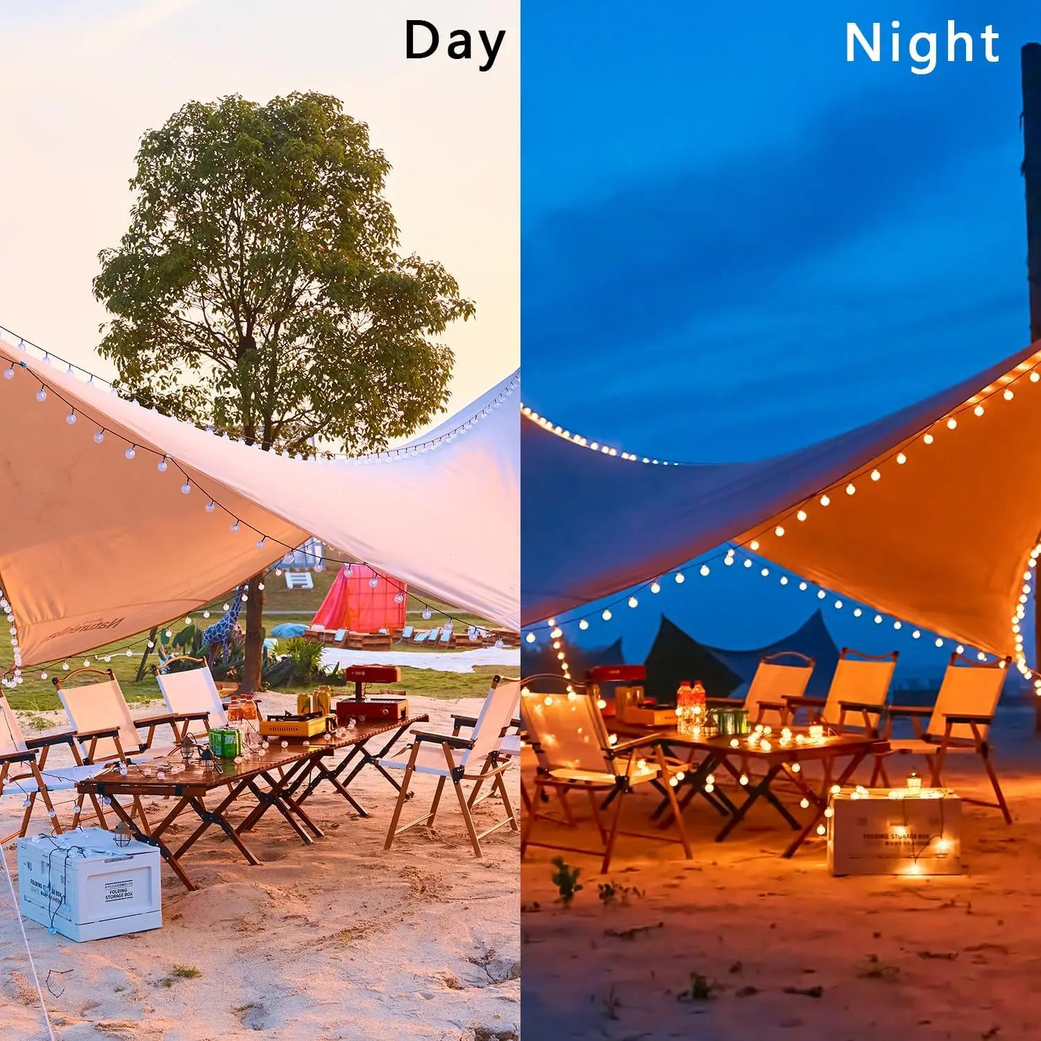 Solar Crystal Ball String Lights