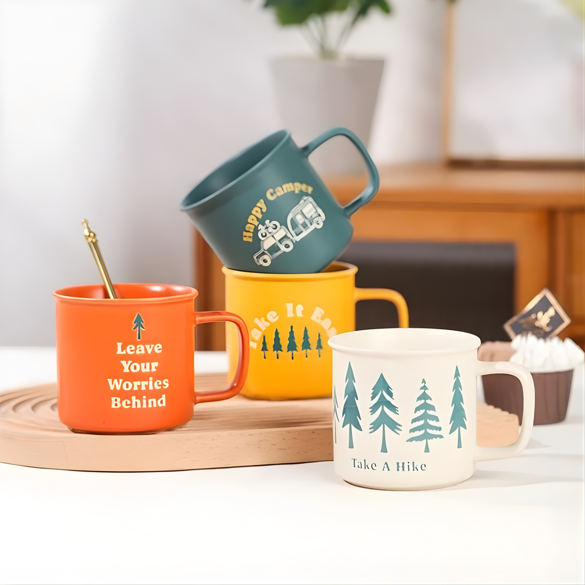 Camping Adventure Ceramic Mug